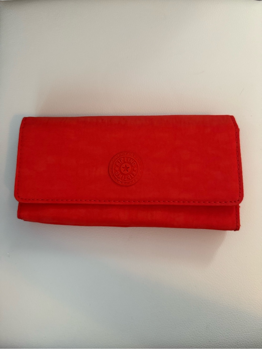 Orange /Red Women's Foldover Wallet - Kipling